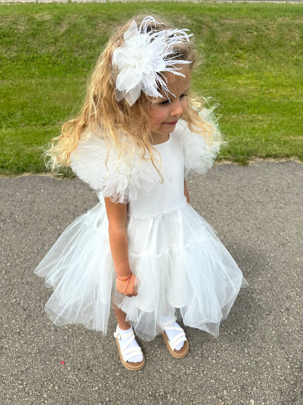 Krikštynų šventinė suknelė