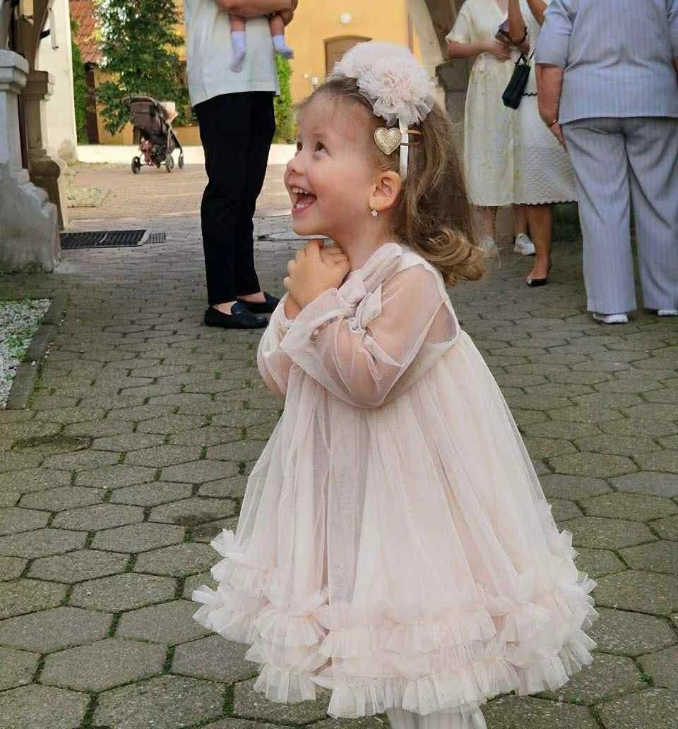 Tiulio suknelė mergaitėms „Debesėlis“, šventėms ir fotosesijoms
